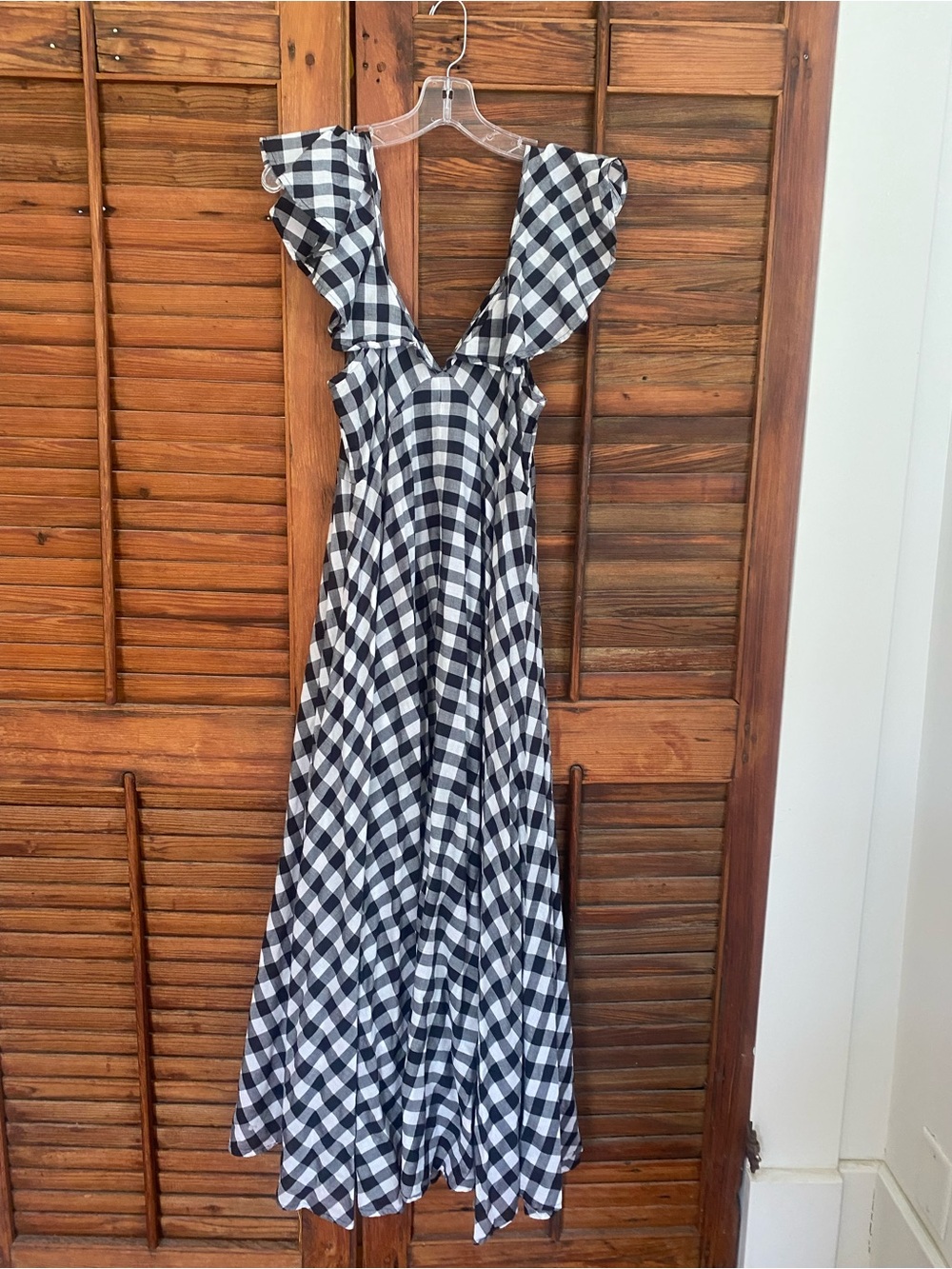 J.Crew Cotton Lawn Gingham Maxi S - Picture 2 of 4